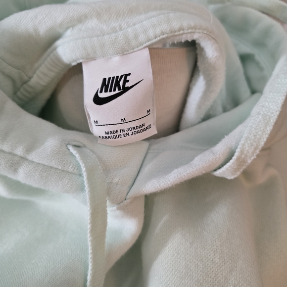 Nike Men's Soft Blue Hoodie - Picture 2 of 3